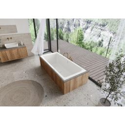 Kaldewei Puro Next Combi wanna prostokątna 180x80 cm model 1436 biała 143600010001
