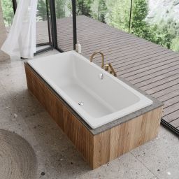 Kaldewei Cayono Duo wanna prostokątna 180x80 cm model 725 biała mat 272500010711