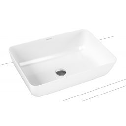 Kaldewei Cayono umywalka 52x35,5 cm nablatowa stalowa model 3188 biała 913506000001