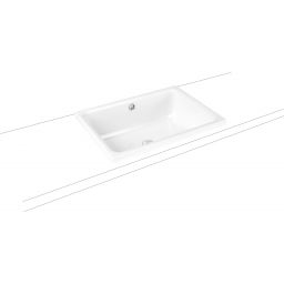 Kaldewei Cayono umywalka 58x41,5 cm wpuszczana stalowa model 3189 biała 913606000001