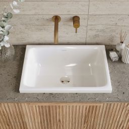 Kaldewei Cayono umywalka 58x41,5 cm wpuszczana stalowa model 3189 biała 913606000001