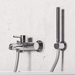 Kludi Bozz bateria wannowo-prysznicowa ścienna chrom 386910576