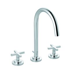 Kludi Nova Fonte Classic bateria umywalkowa stojąca 3-otworowa chrom 201430520