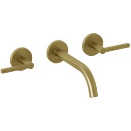 Kludi Nova Fonte Puristic bateria umywalkowa podtynkowa złoty szczotkowany 20144N015