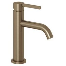 Kludi Nova Fonte Pura bateria umywalkowa stojąca brązowy szczotkowany 20266N115