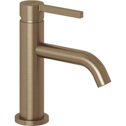 Kludi Nova Fonte Pura bateria umywalkowa stojąca brązowy szczotkowany 20289N115