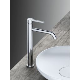 Kludi Nova Fonte Pura bateria umywalkowa stojąca brązowy szczotkowany 20298N115