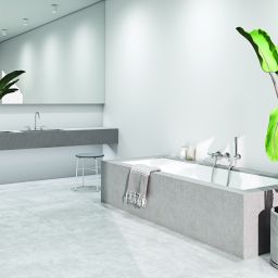 Kludi Nova Fonte Puristic bateria wannowo-prysznicowa ścienna chrom 205400515