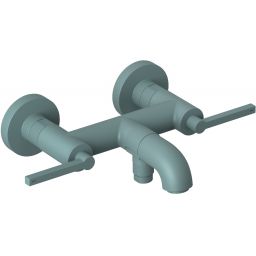 Kludi Nova Fonte Puristic bateria wannowo-prysznicowa ścienna morski mat 20540O315