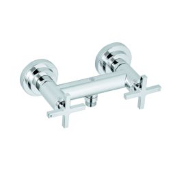 Kludi Nova Fonte Classic bateria prysznicowa ścienny chrom 207100520