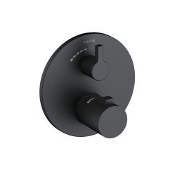 Kludi Nova Fonte Puristic bateria prysznicowa podtynkowa termostatyczna czarny mat 208853915