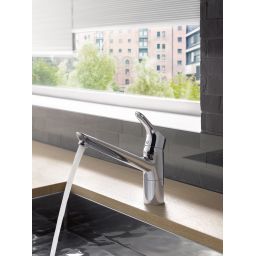 Kludi Objekta bateria kuchenna stojąca chrom 325760575