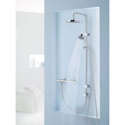 Kludi Zenta bateria prysznicowa ścienna termostatyczna chrom 351000538