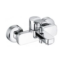 Kludi Pure&Easy bateria wannowo-prysznicowa ścienna chrom 376810565