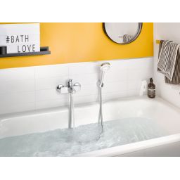 Kludi Pure&Easy bateria wannowo-prysznicowa ścienna chrom 376810565