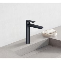 Kludi Pure&Style bateria umywalkowa stojąca wysoka czarny mat 402963975