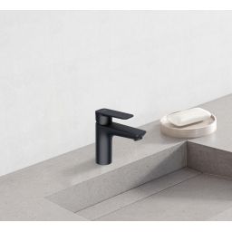 Kludi Pure&Style bateria umywalkowa stojąca czarny mat 403823975