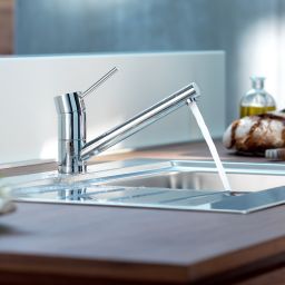 Kludi Scope bateria kuchenna stojąca z wyciąganą wylewką chrom 339310575