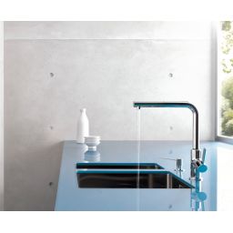 Kludi L-ine S bateria kuchenna stojąca chrom 408030575