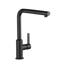 Kludi L-ine bateria kuchenna stojąca z wyciąganą wylewką czarna 408513975