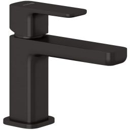 Kludi Renon bateria umywalkowa stojąca czarny szczotkowany 42266N275