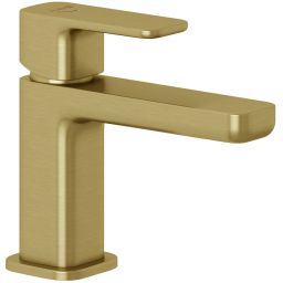 Kludi Renon bateria umywalkowa stojąca złoty szczotkowany 42267N075