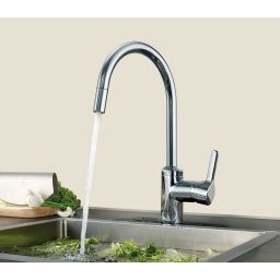 Kludi Bingo Star bateria kuchenna stojąca z wyciąganą wylewką chrom 428510578