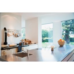 Kludi Steel bateria kuchenna stojąca stal szlachetna szczotkowana 44850F860