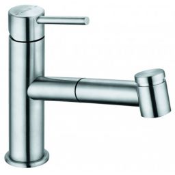 Kludi Steel bateria kuchenna stojąca stal szlachetna szczotkowana 44851F860