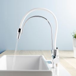 Kludi Bingo Star bateria kuchenna stojąca biały/chrom 428590578