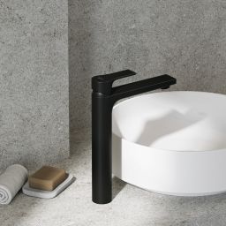 Kludi Zenta SL bateria umywalkowa stojąca wysoka czarny 482563965