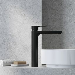 Kludi Zenta SL bateria umywalkowa stojąca wysoka czarny 482563965