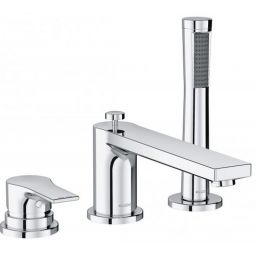 Kludi Zenta SL bateria wannowo-prysznicowa 3-otworowa chrom 484480565