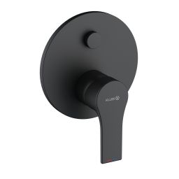 Kludi Zenta SL bateria wannowo-prysznicowa podtynkowa czarny mat 487593965