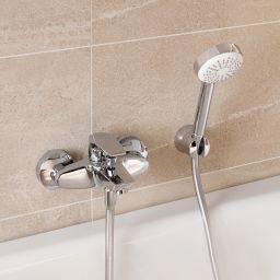 Kludi Pure&Solid bateria wannowo-prysznicowa ścienna chrom 346810575