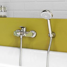 Kludi Pure&Easy bateria wannowo-prysznicowa ścienna chrom 376810565