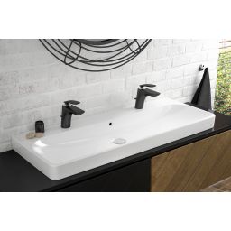 Kludi Balance bateria umywalkowa stojąca czarny mat/chrom 520238775