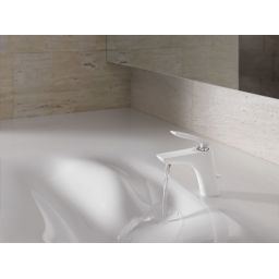 Kludi Balance bateria umywalkowa stojąca biała/chrom 520239175