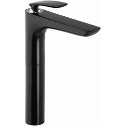 Kludi Balance bateria umywalkowa stojąca wysoka czarny mat/chrom 522988775