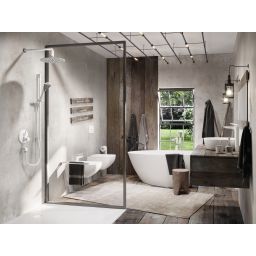 Kludi Balance bateria umywalkowa stojąca wysoka biała/chrom 522989175