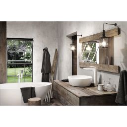 Kludi Balance bateria umywalkowa stojąca wysoka biała/chrom 522989175