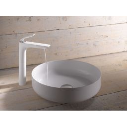 Kludi Balance bateria umywalkowa stojąca wysoka biała/chrom 522989175