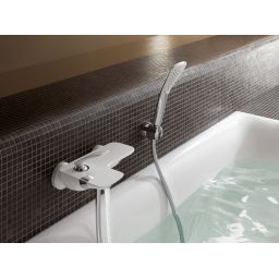 Kludi Balance bateria wannowo-prysznicowa ścienna biała/chrom 524459175