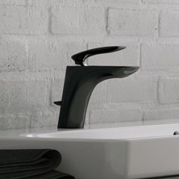 Kludi Balance bateria umywalkowa stojąca czarny mat/chrom 520268775