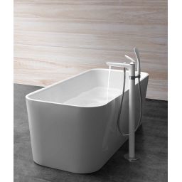 Kludi Balance bateria wannowo-prysznicowa wolnostojąca biały/chrom 525909175