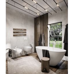 Kludi Balance bateria wannowo-prysznicowa wolnostojąca biały/chrom 525909175
