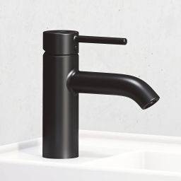 Kludi Bozz bateria umywalkowa stojąca czarny mat 382723976