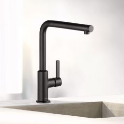 Kludi L-ine S bateria kuchenna stojąca czarna 408033975