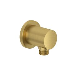 Kludi Nova Fonte Puristic przyłącze kątowe złoty szczotkowany 20543N0-15