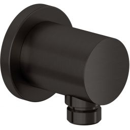 Kludi Nova Fonte Puristic przyłącze kątowe czarny szczotkowany 20543N2-15